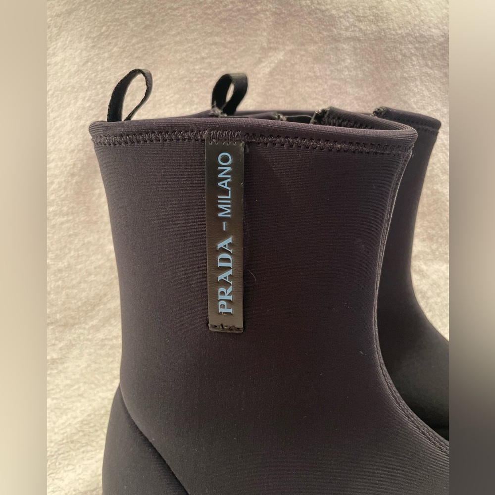 Authentic Prada Neoprene Boots - Picture 9 of 13